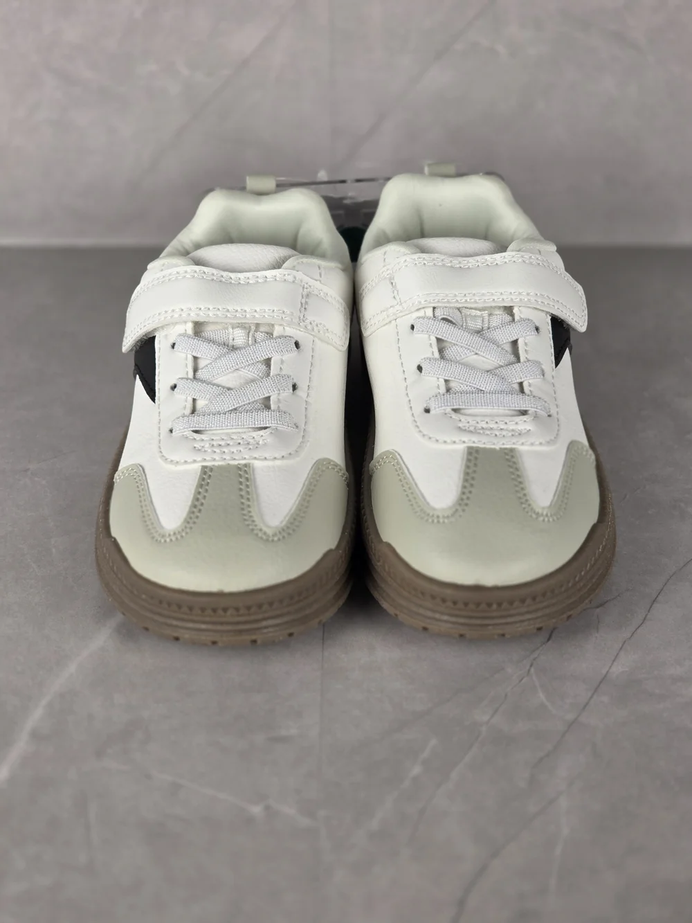 Carter’s Boys’ Sneakers Size 12 – White, Gray & Black